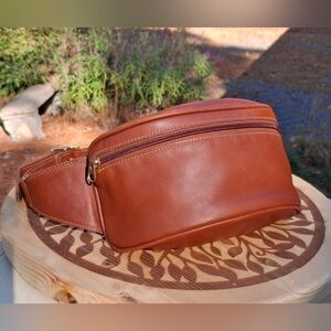 Unisex Coach Tan Crossbody/Fanny Bag